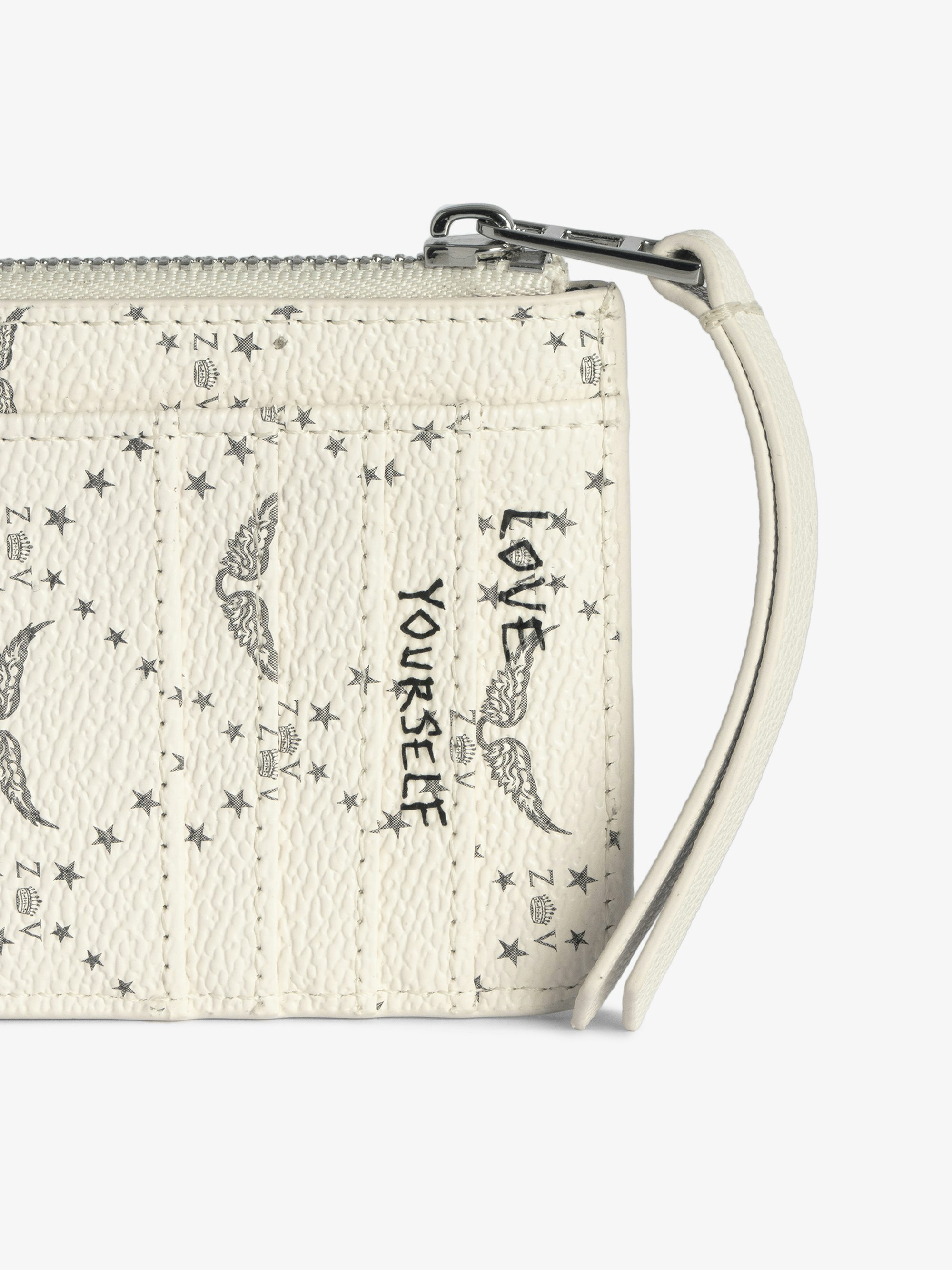 ZV Card Monogram Card Holder - Coated canvas card holder with signature wings.